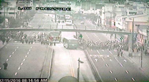 Avenida Napo cerrada