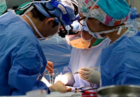 Operaciones quirúrgicas en el hospital del Día
