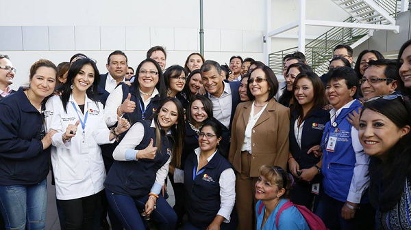 Inaguración del Hospital Gineco Obstétrico de Nueva Aurora Luz Elena Arismendy