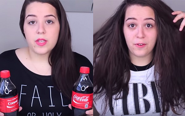 Coca cola para el cabello