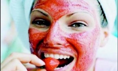 Mascarilla de frutilla para la cara