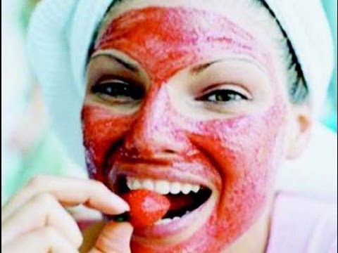 Mascarilla de frutilla para la cara