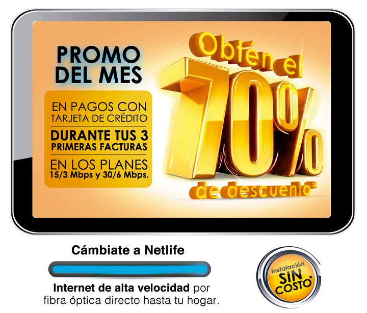 Promociones Netlife en Marzo