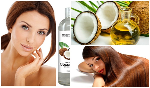 Aceite de coco para el pelo