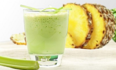 Jugo de piña y linaza para adelgazar