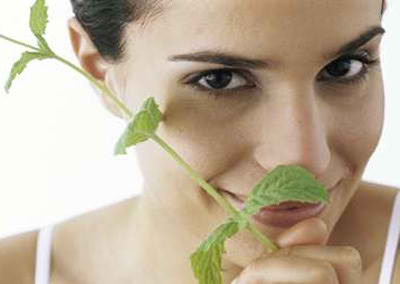 Mascarilla de menta para la cara
