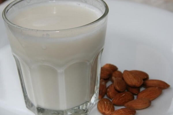 receta de leche de almendras