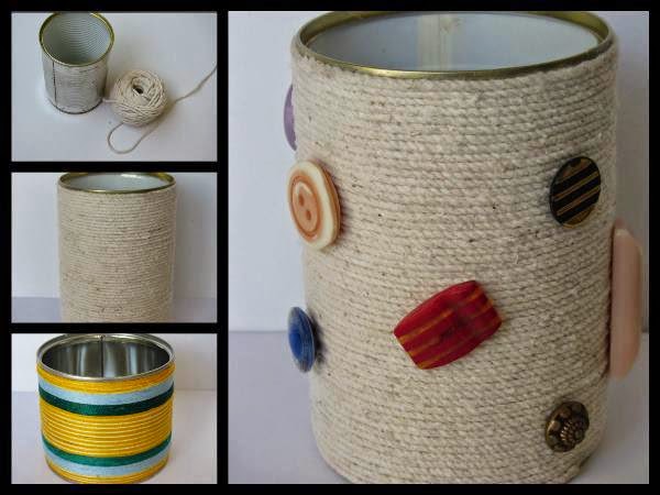 Ideas para reciclar latas grandes