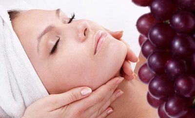Mascarilla de uva para la cara