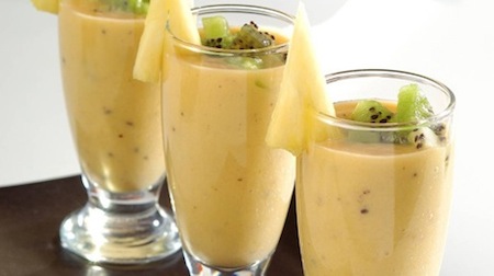 batido de piña y kiwi para adelgazar