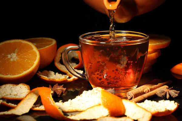 té de cáscara de naranja para adelgazar
