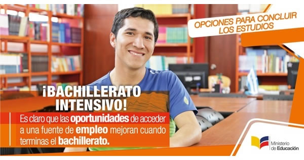 Inscripciones Bachillerato Intensivo, Requisitos bachillerato intensivo Ecuador