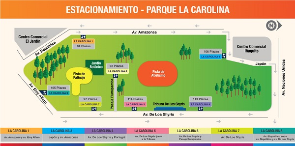 Parqueaderos, estacionamientos en Quito