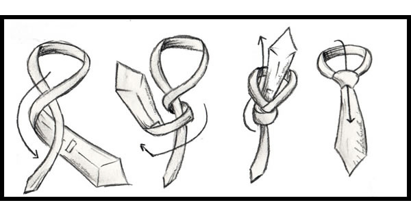 Cómo hacer el nudo de corbata doble