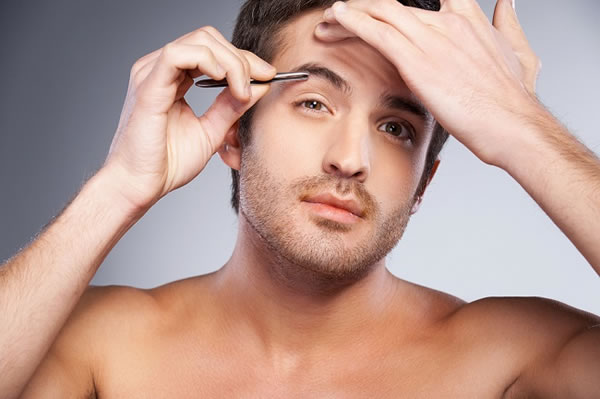 Depilación de cejas en hombres