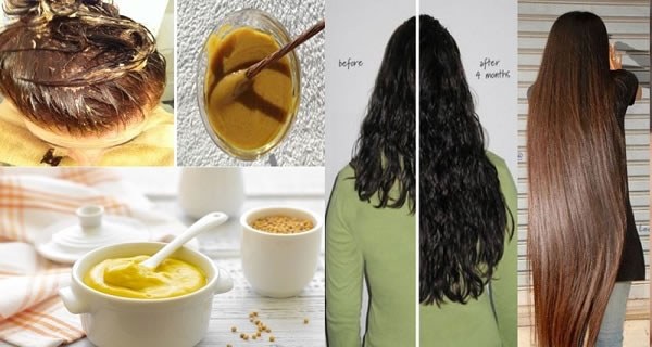 Mascarilla de mostaza para el crecimiento del cabello