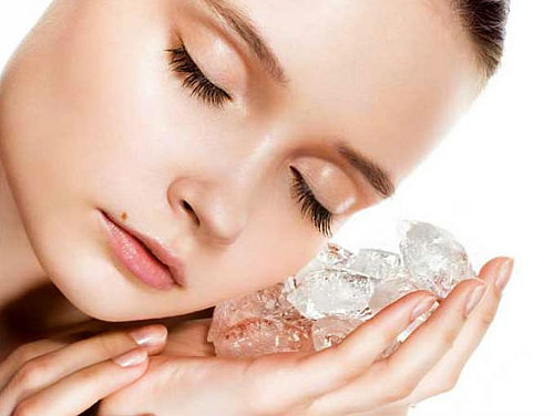 Beneficios del masaje con hielo en el rostro
