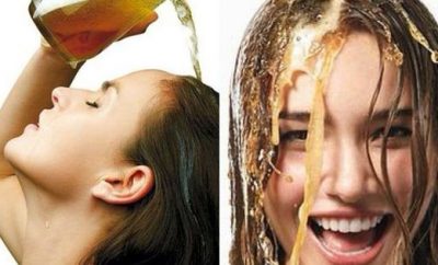 Cerveza y plátano para el cabello