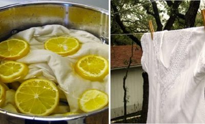 Cómo blanquear la ropa con limón