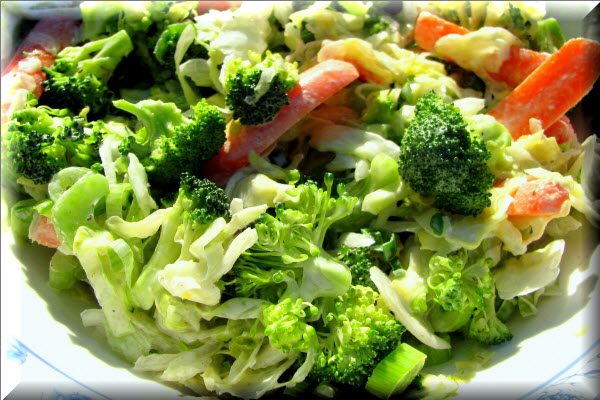 ensalada verde antiacné