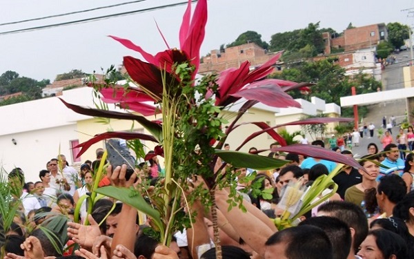 Ramos ecológicos Semana Santa, semana santa