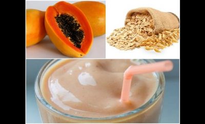 batido de papaya y avena para adelgazar