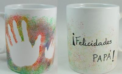 tazas pintadas para el dia del padre