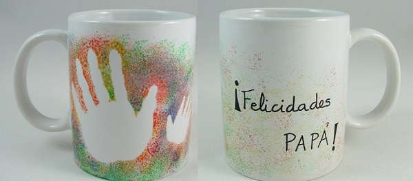 tazas pintadas para el dia del padre