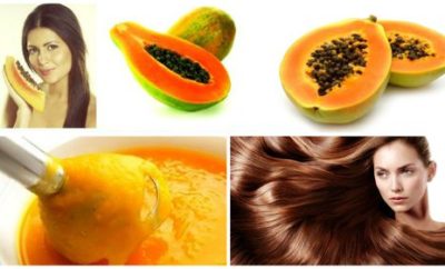 mascarilla de papaya para el cabello