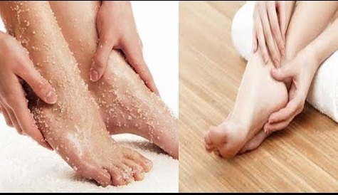 como hacer una mascarilla exfoliante para los pies