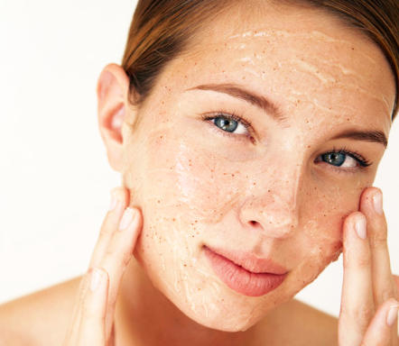 como hacer una mascarilla para exfoliar la cara