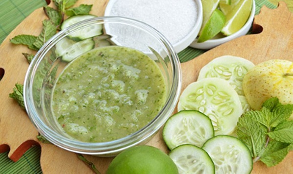 como preparar la mascarilla de pepino para las arrugas