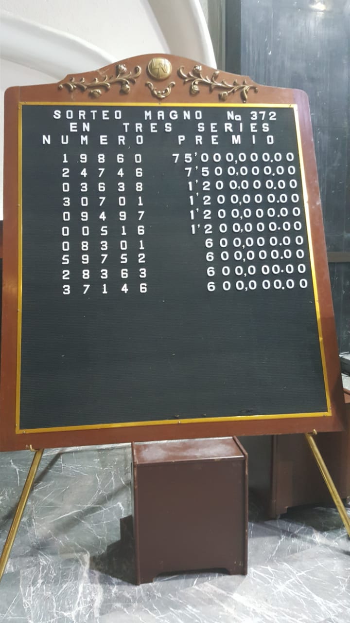 Resultados Sorteo Magno 372