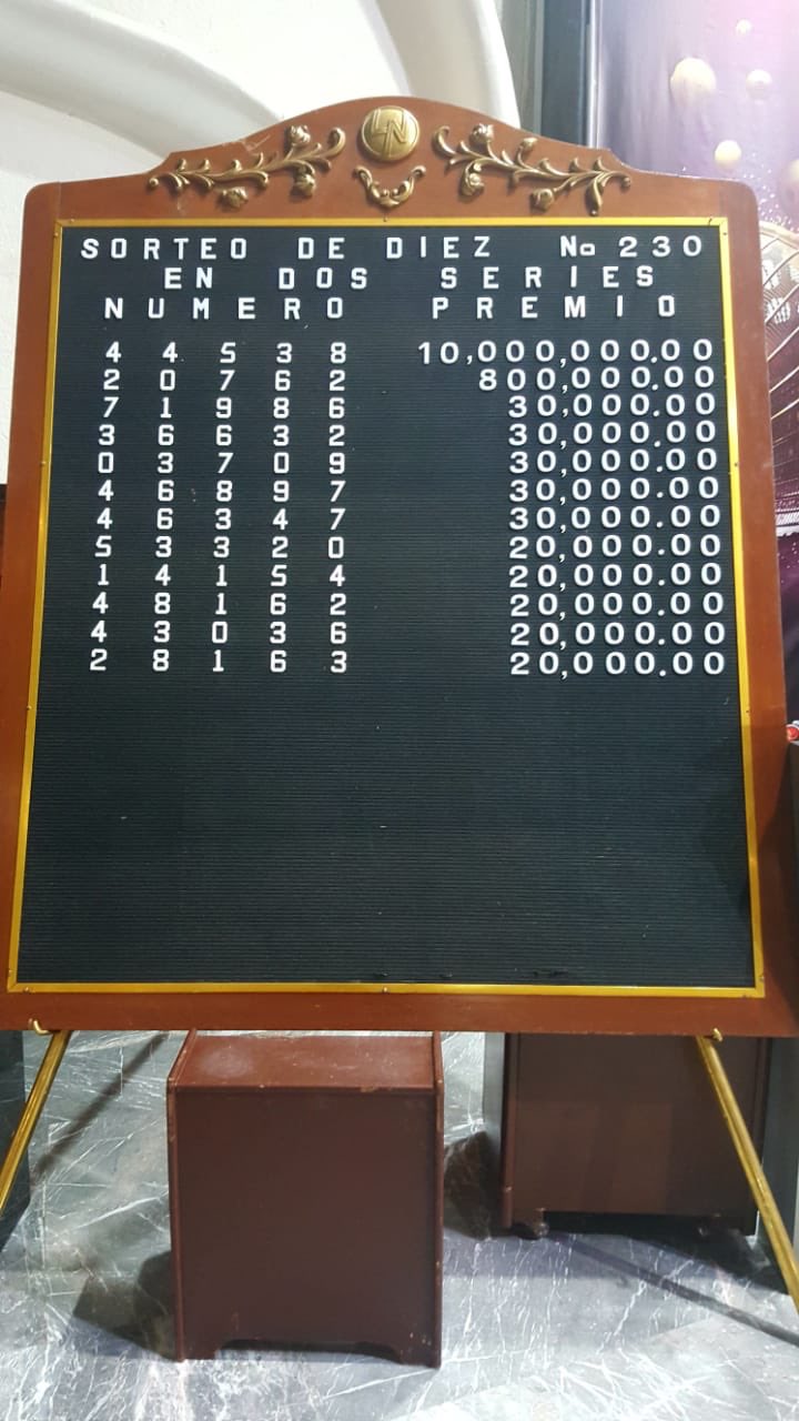 Resultado Sorteo De Diez 230