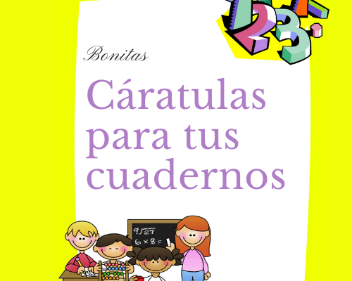 Carátulas para niños y niñas - Conmicelu