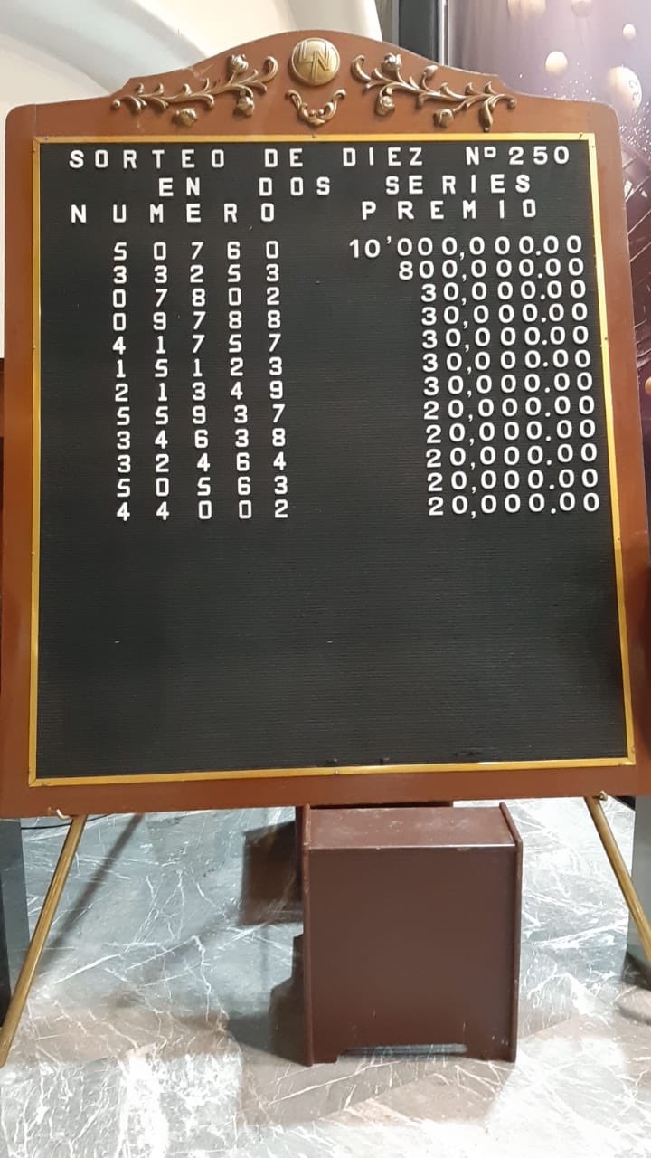 Sorteo De Diez 250