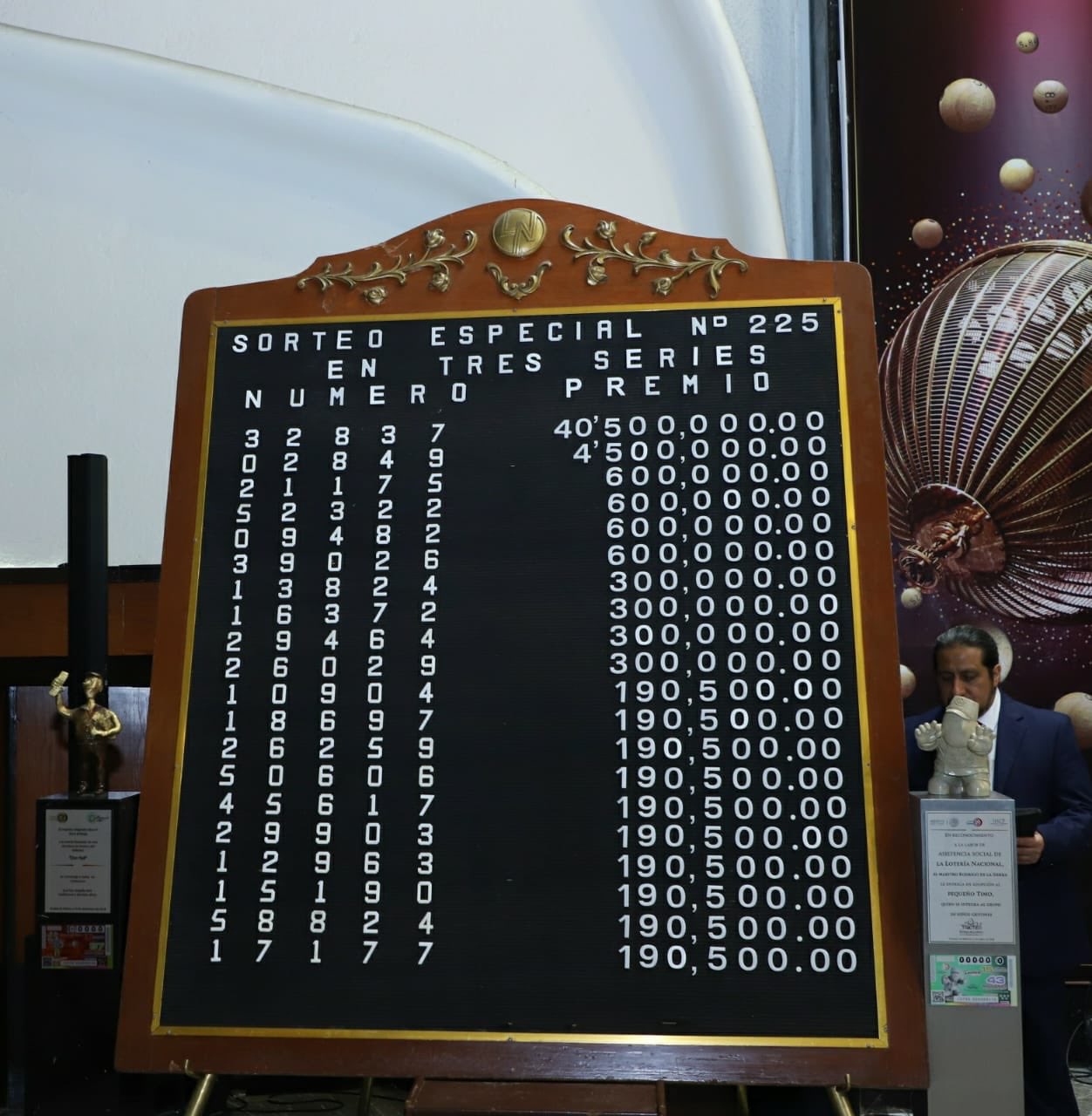 Resultados sorteo especial 225
