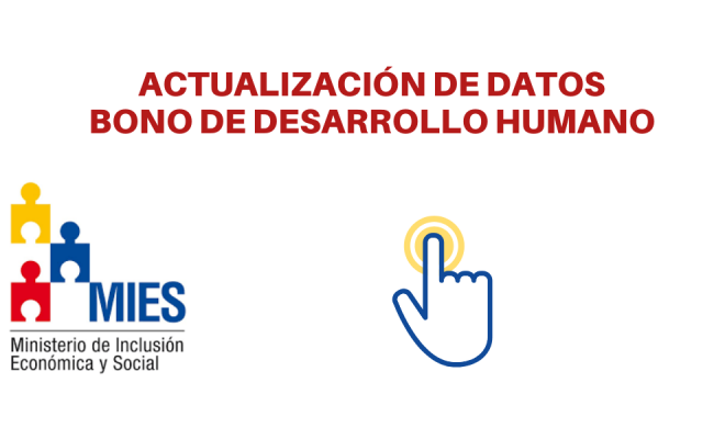 mies: actualización de datos para bono de desarrollo humano