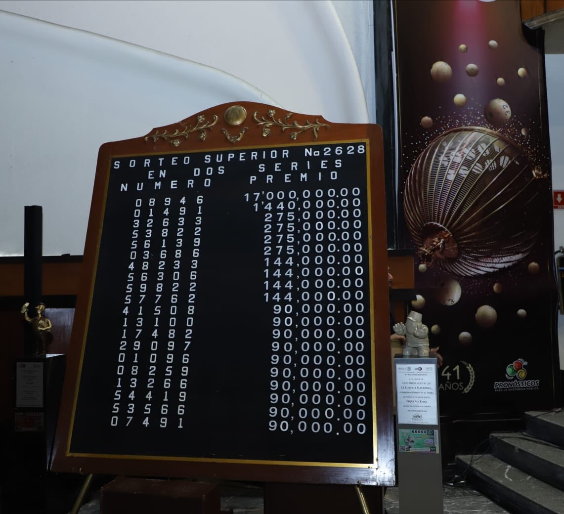 Resultados sorteo superior 2628