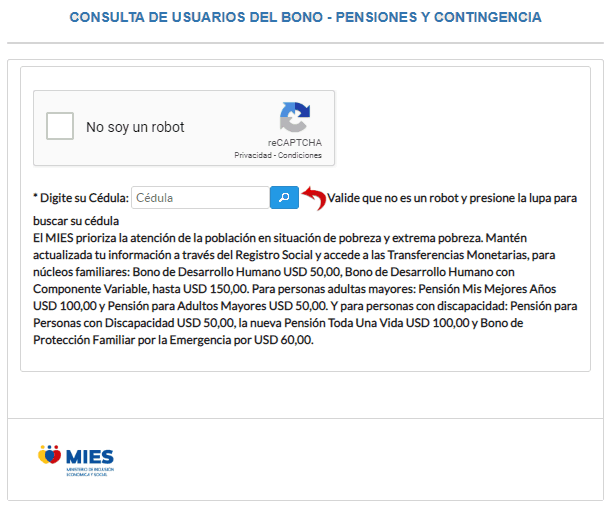 como inscribirse al bono de contingencia