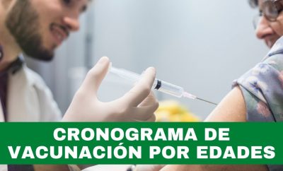 Cronograma de vacunación contra el Covid-19 por edades