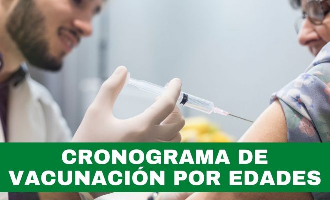 cronograma de vacunación contra el covid-19 por edades para pfizer, sinovac y astrazeneca