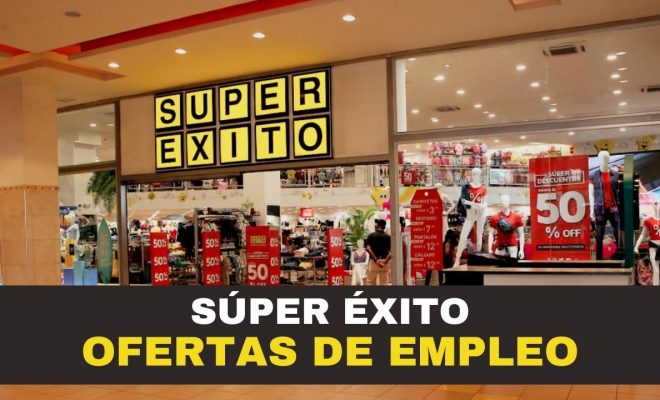 super exito trabaja con nosotros