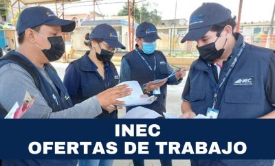 Ofertas de trabajo en el INEC