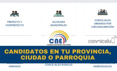 conocer a quienes están de candidatos