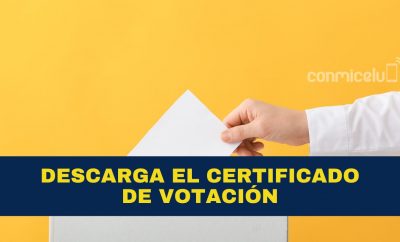 Descarga el Certificado de Votación Provisional CNE