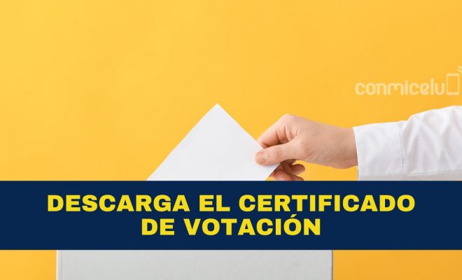 descarga el certificado de votación provisional cne