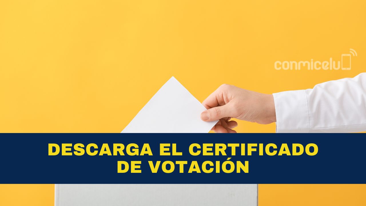 Descarga el Certificado de Votación Provisional CNE Conmicelu
