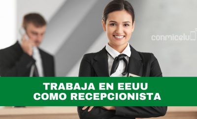 Trabajo de recepcionista en Estados Unidos