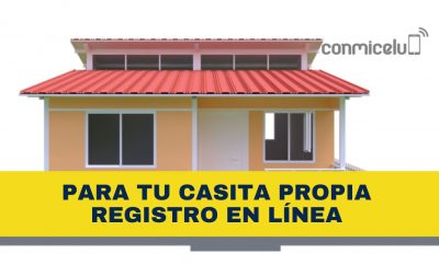 Casita propia regístrate en línea